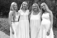Black and white portrait of family connection and interaction CFP1061-1M