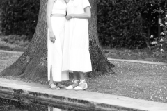 Black and white family portrait under trees at Vergelegen CFP1066-1M