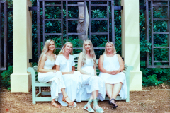Medium format film portrait of the Van Der Hoven family together at Vergelegen on Kodak Portra 800
