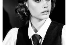 Character portrait inspired by 1920s fashion