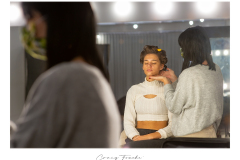 Hair and makeup session for studio portrait photography in Cape Town