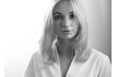 Minimalist soft light portrait of Vicki Alexia