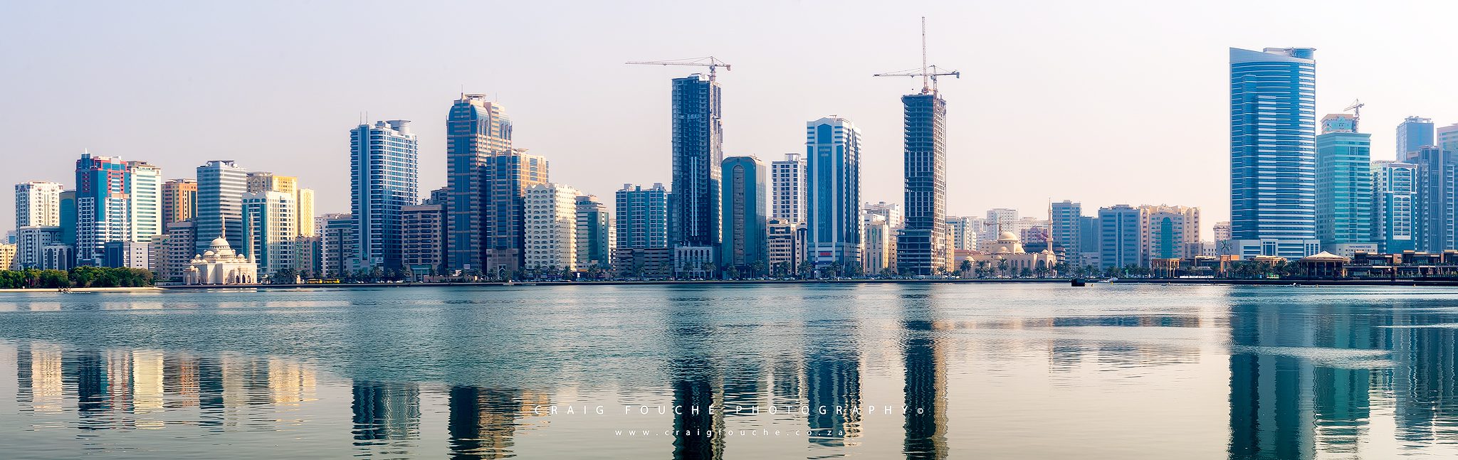 Panorama of Sharjah, UAE